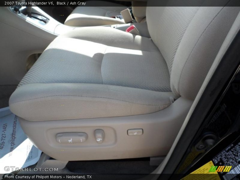 Black / Ash Gray 2007 Toyota Highlander V6