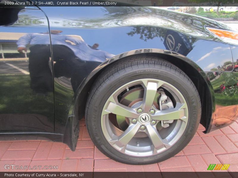 Crystal Black Pearl / Umber/Ebony 2009 Acura TL 3.7 SH-AWD