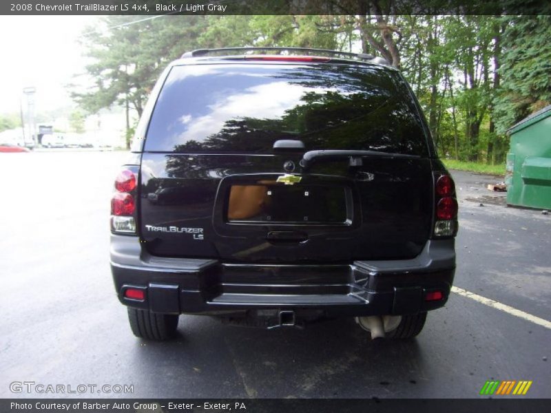 Black / Light Gray 2008 Chevrolet TrailBlazer LS 4x4
