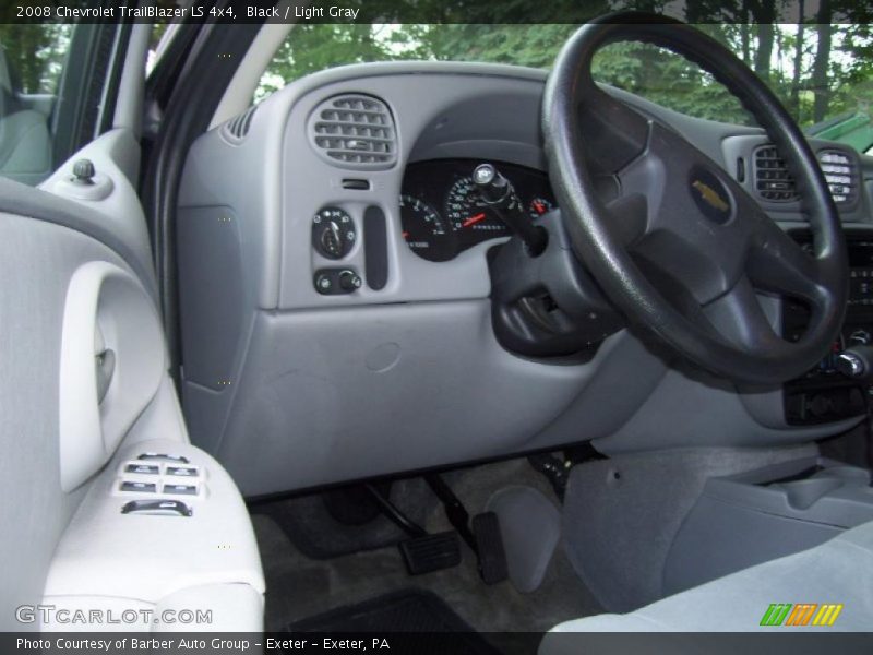 Black / Light Gray 2008 Chevrolet TrailBlazer LS 4x4