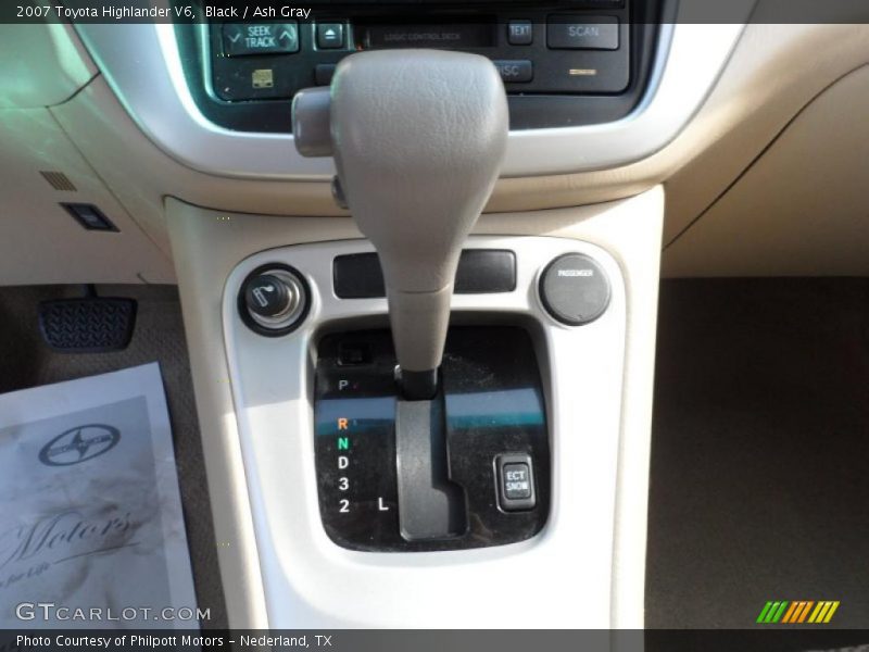 Black / Ash Gray 2007 Toyota Highlander V6