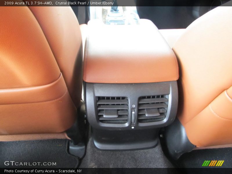 Crystal Black Pearl / Umber/Ebony 2009 Acura TL 3.7 SH-AWD