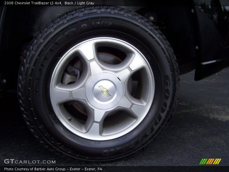 Black / Light Gray 2008 Chevrolet TrailBlazer LS 4x4