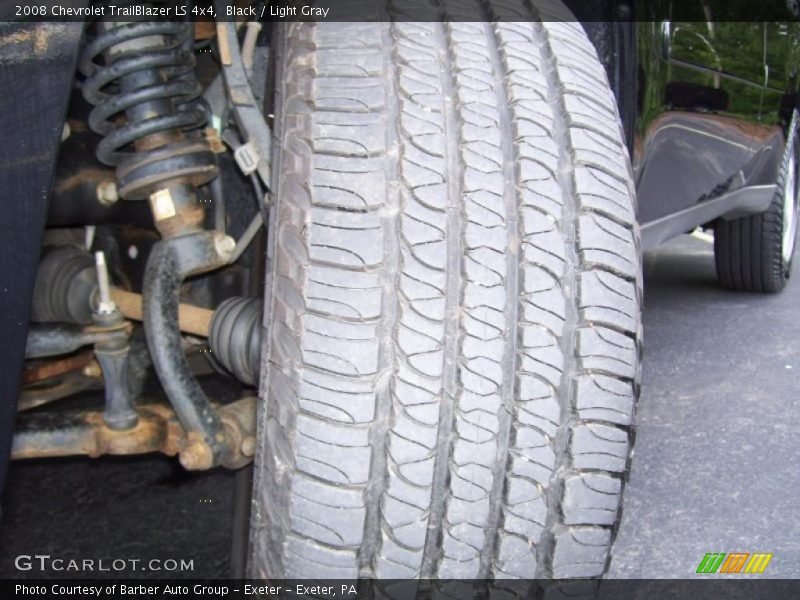 Black / Light Gray 2008 Chevrolet TrailBlazer LS 4x4
