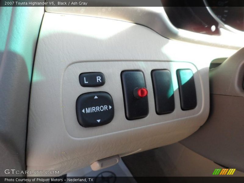 Black / Ash Gray 2007 Toyota Highlander V6