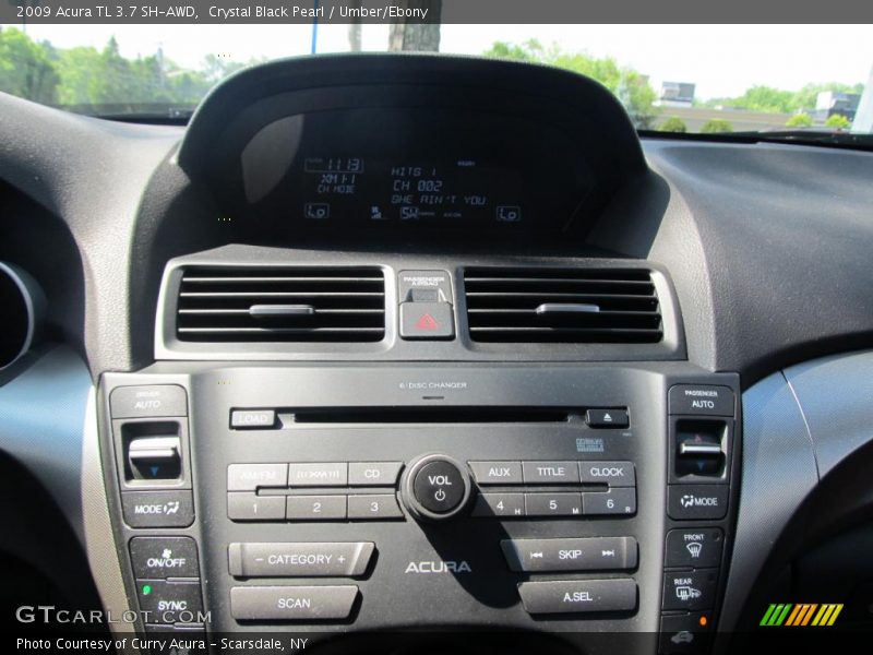 Crystal Black Pearl / Umber/Ebony 2009 Acura TL 3.7 SH-AWD