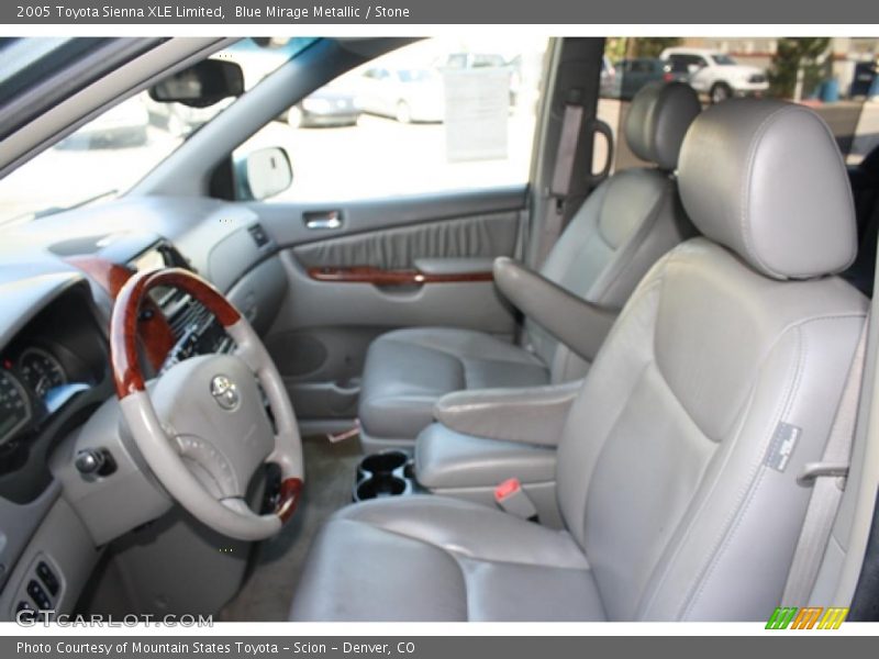 Blue Mirage Metallic / Stone 2005 Toyota Sienna XLE Limited