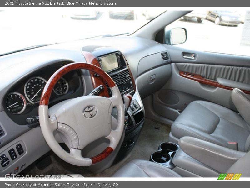 Blue Mirage Metallic / Stone 2005 Toyota Sienna XLE Limited