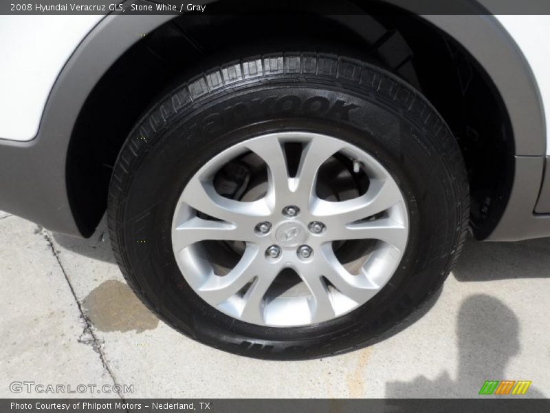 Stone White / Gray 2008 Hyundai Veracruz GLS