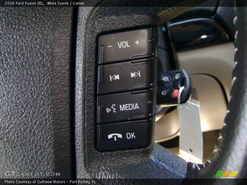 White Suede / Camel 2009 Ford Fusion SEL