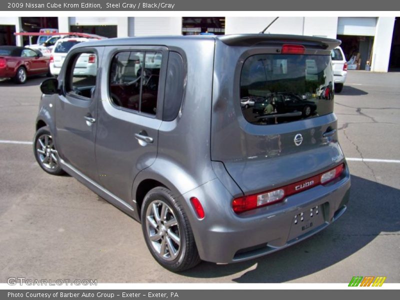 Steel Gray / Black/Gray 2009 Nissan Cube Krom Edition