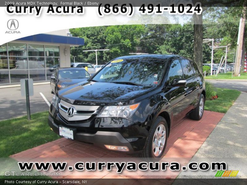Formal Black / Ebony 2009 Acura MDX Technology