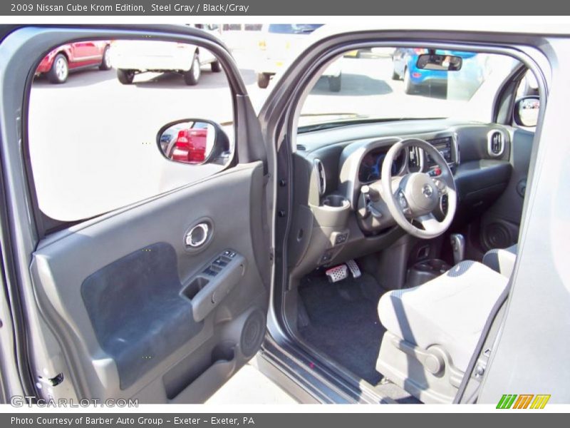Steel Gray / Black/Gray 2009 Nissan Cube Krom Edition