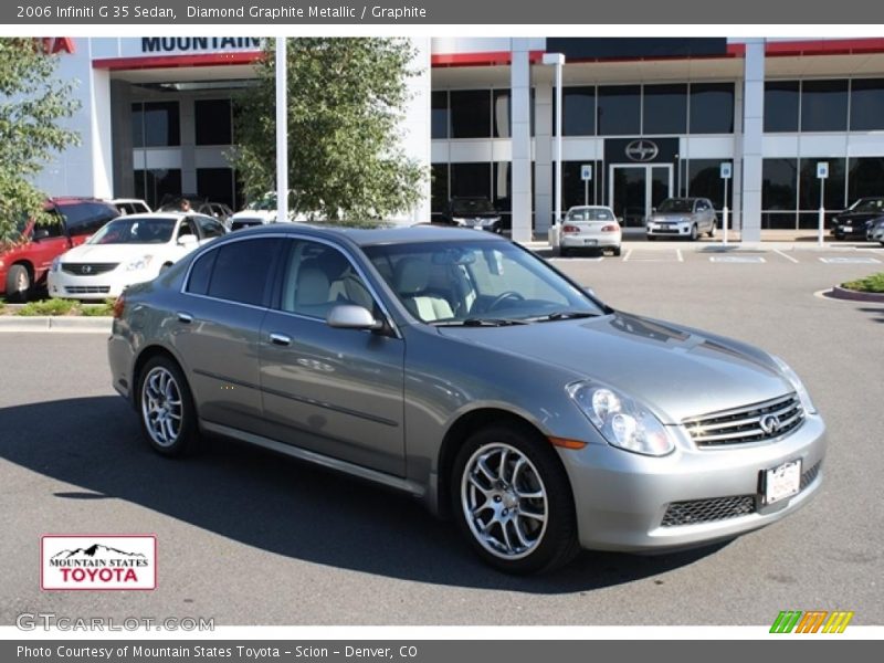 Diamond Graphite Metallic / Graphite 2006 Infiniti G 35 Sedan