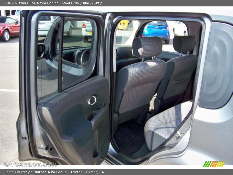 Steel Gray / Black/Gray 2009 Nissan Cube Krom Edition