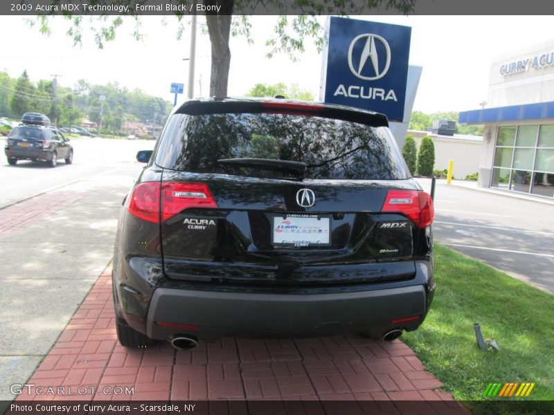 Formal Black / Ebony 2009 Acura MDX Technology