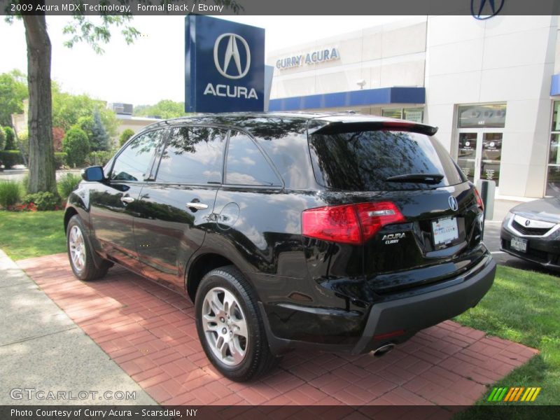 Formal Black / Ebony 2009 Acura MDX Technology