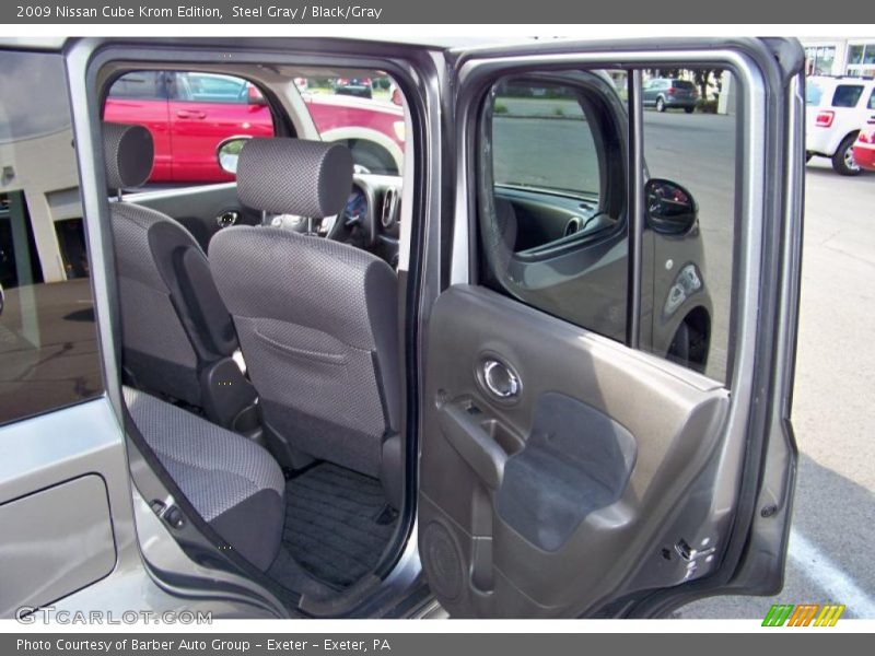 Steel Gray / Black/Gray 2009 Nissan Cube Krom Edition