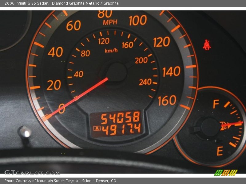 Diamond Graphite Metallic / Graphite 2006 Infiniti G 35 Sedan