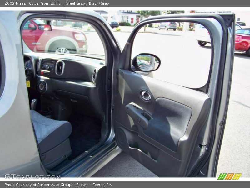 Steel Gray / Black/Gray 2009 Nissan Cube Krom Edition