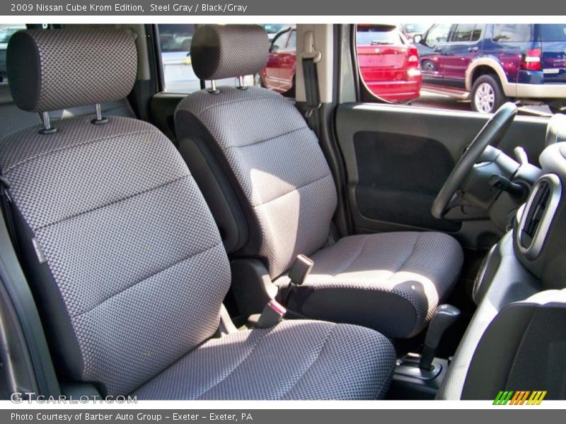 Steel Gray / Black/Gray 2009 Nissan Cube Krom Edition