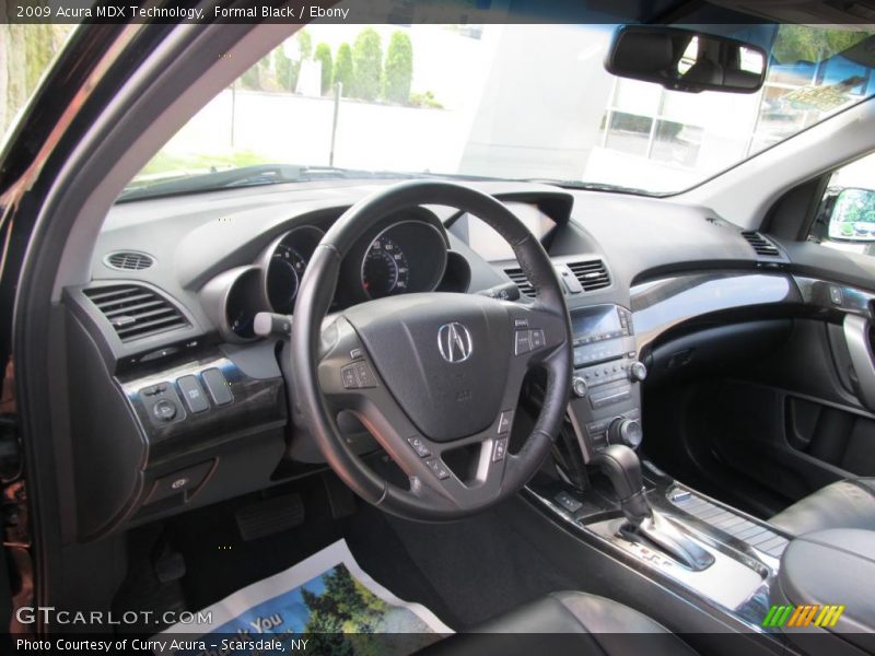 Formal Black / Ebony 2009 Acura MDX Technology