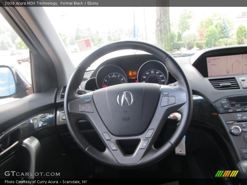 Formal Black / Ebony 2009 Acura MDX Technology
