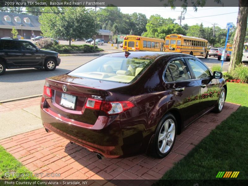 Basque Red Pearl / Parchment 2009 Acura TSX Sedan