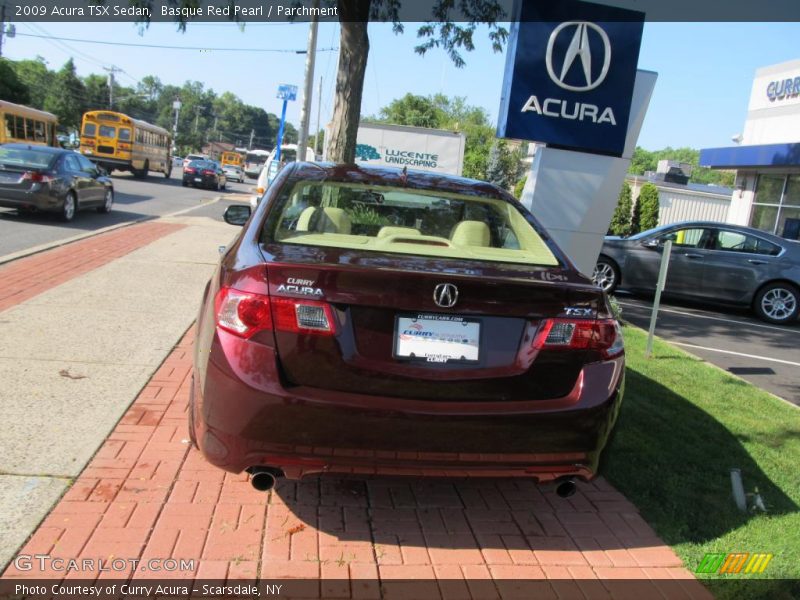Basque Red Pearl / Parchment 2009 Acura TSX Sedan