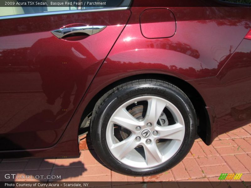 Basque Red Pearl / Parchment 2009 Acura TSX Sedan