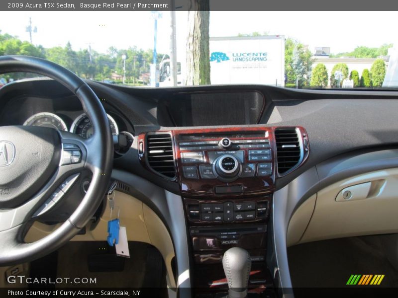 Basque Red Pearl / Parchment 2009 Acura TSX Sedan