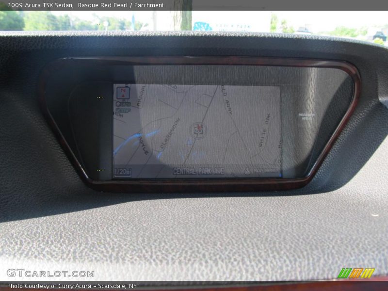 Basque Red Pearl / Parchment 2009 Acura TSX Sedan