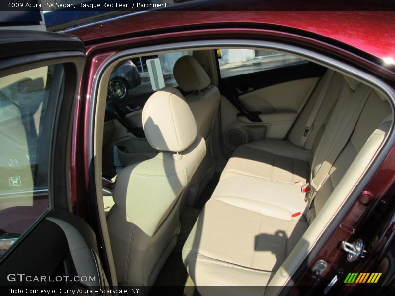 Basque Red Pearl / Parchment 2009 Acura TSX Sedan