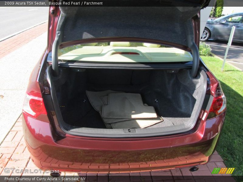 Basque Red Pearl / Parchment 2009 Acura TSX Sedan