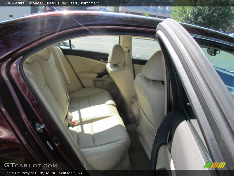 Basque Red Pearl / Parchment 2009 Acura TSX Sedan