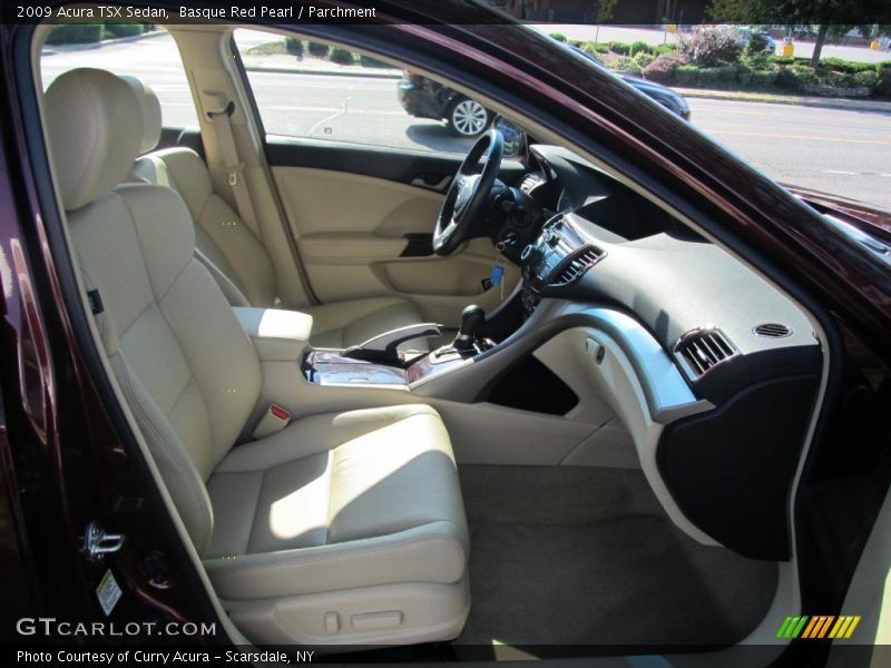 Basque Red Pearl / Parchment 2009 Acura TSX Sedan