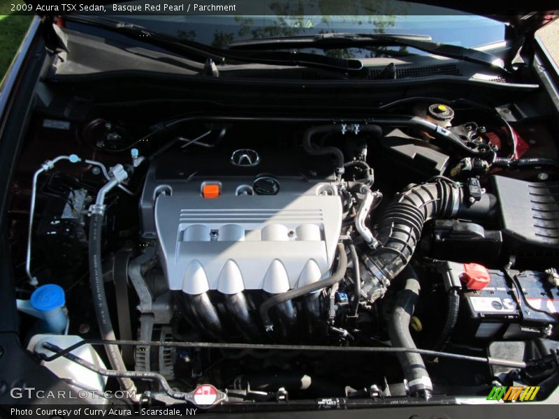 Basque Red Pearl / Parchment 2009 Acura TSX Sedan