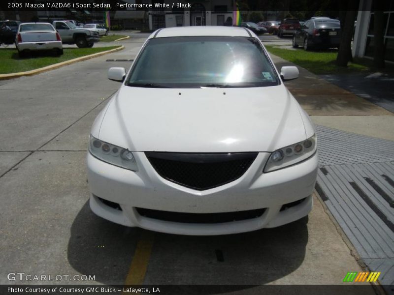 Performance White / Black 2005 Mazda MAZDA6 i Sport Sedan