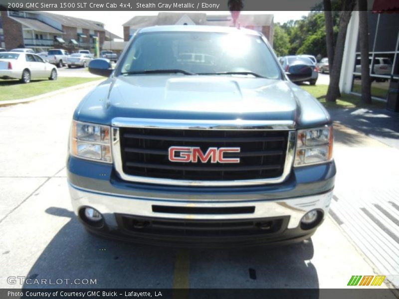 Stealth Gray Metallic / Ebony 2009 GMC Sierra 1500 SLT Crew Cab 4x4