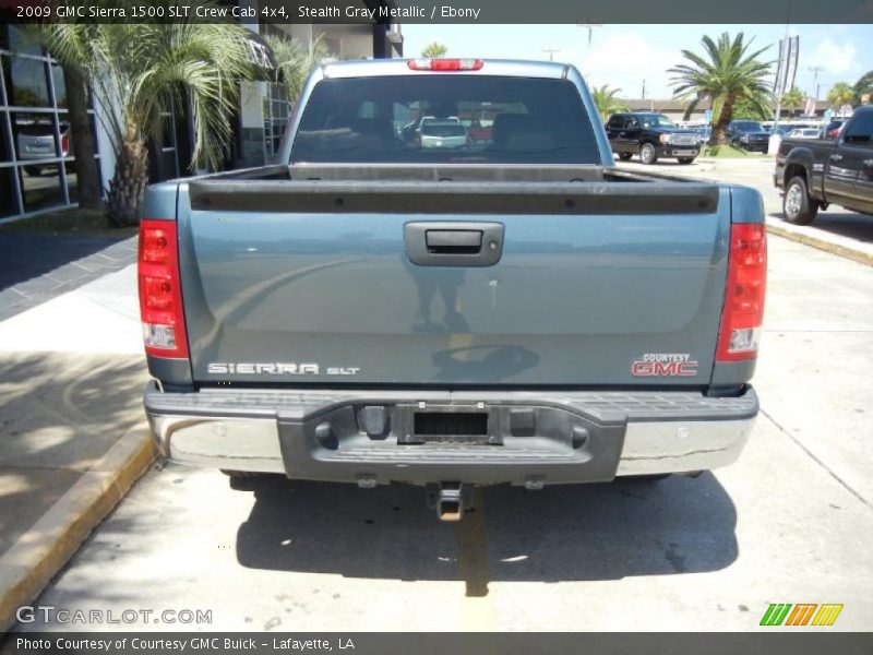 Stealth Gray Metallic / Ebony 2009 GMC Sierra 1500 SLT Crew Cab 4x4