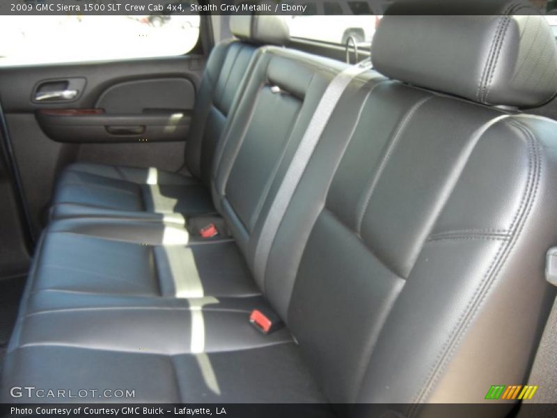 Stealth Gray Metallic / Ebony 2009 GMC Sierra 1500 SLT Crew Cab 4x4