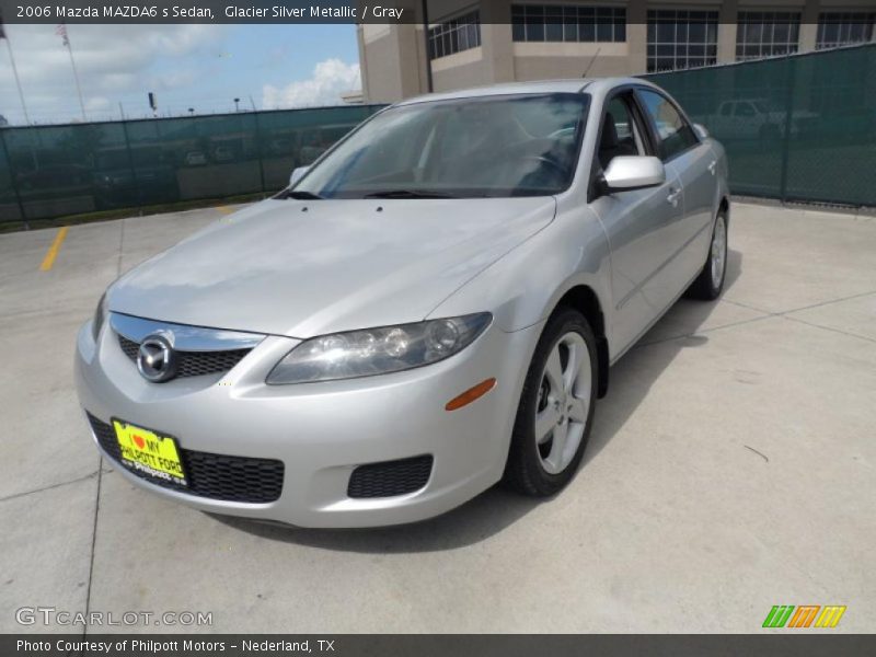 Glacier Silver Metallic / Gray 2006 Mazda MAZDA6 s Sedan