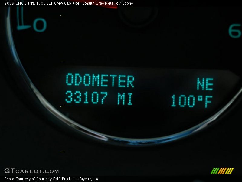 Stealth Gray Metallic / Ebony 2009 GMC Sierra 1500 SLT Crew Cab 4x4