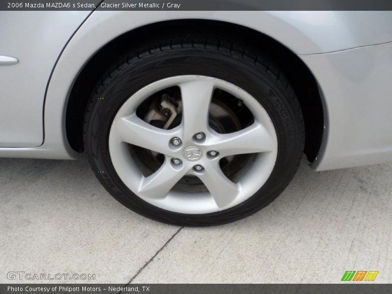 Glacier Silver Metallic / Gray 2006 Mazda MAZDA6 s Sedan