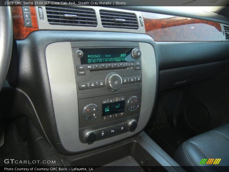 Stealth Gray Metallic / Ebony 2009 GMC Sierra 1500 SLT Crew Cab 4x4