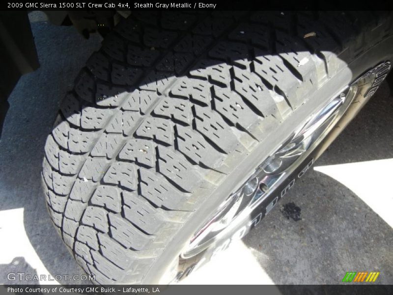 Stealth Gray Metallic / Ebony 2009 GMC Sierra 1500 SLT Crew Cab 4x4
