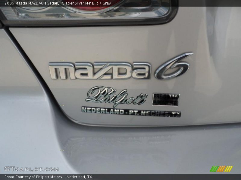 Glacier Silver Metallic / Gray 2006 Mazda MAZDA6 s Sedan