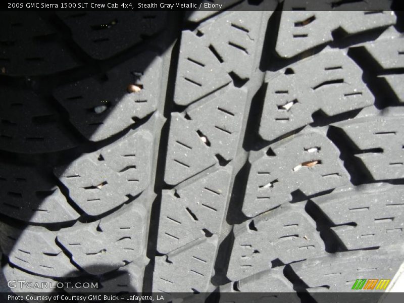 Stealth Gray Metallic / Ebony 2009 GMC Sierra 1500 SLT Crew Cab 4x4