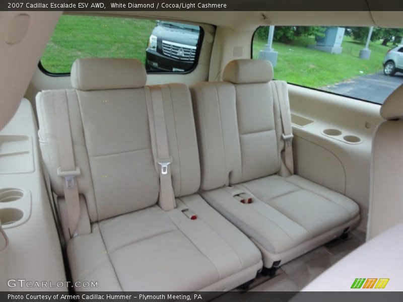 White Diamond / Cocoa/Light Cashmere 2007 Cadillac Escalade ESV AWD