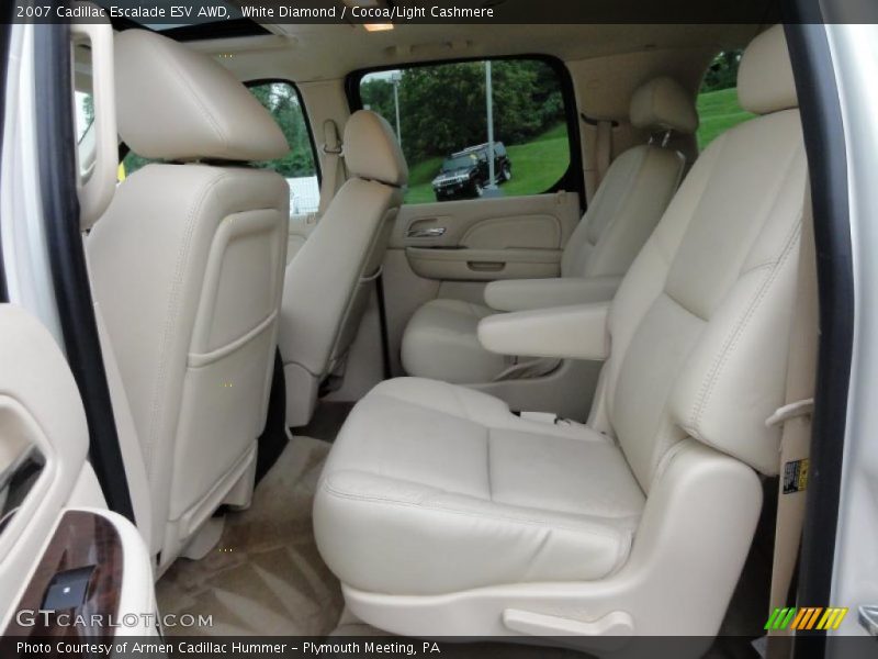 White Diamond / Cocoa/Light Cashmere 2007 Cadillac Escalade ESV AWD